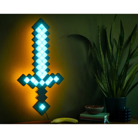 Minecraft Kılıç Gece & Duvar Lambası