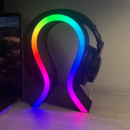 RGB LED Gaming Oyuncu Kulaklık Standı